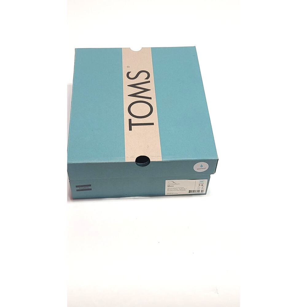 TOMS mesa waterproof Forest Brown Oiled Nubuck Suede Boots women's size 7.5 - Picture 8 of 9